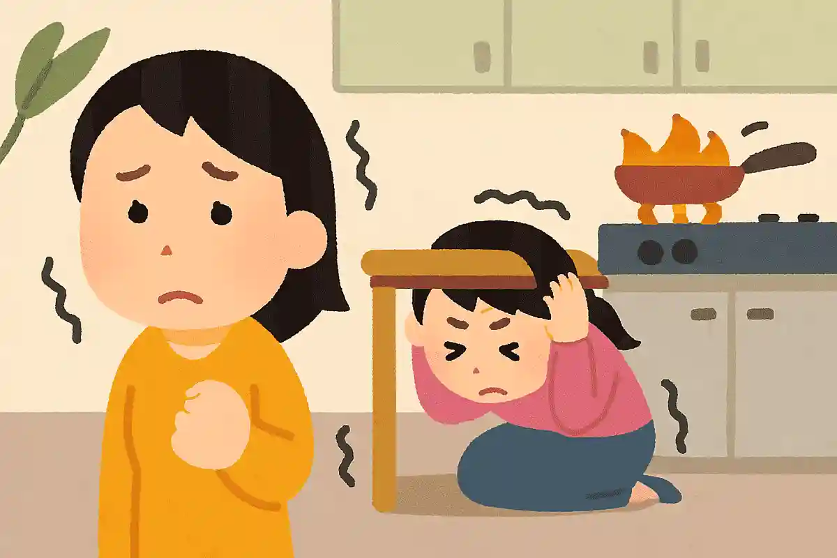 地震発生時に火の元を確認するタイミングはいつでしょう？