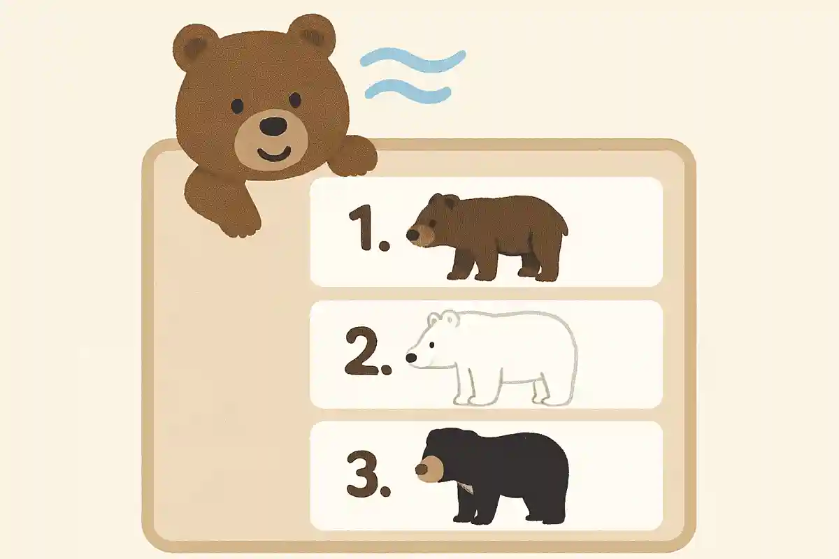 別名「海のクマ」と呼ばれる、海との関わりが深いクマは次のうちどれでしょうか?