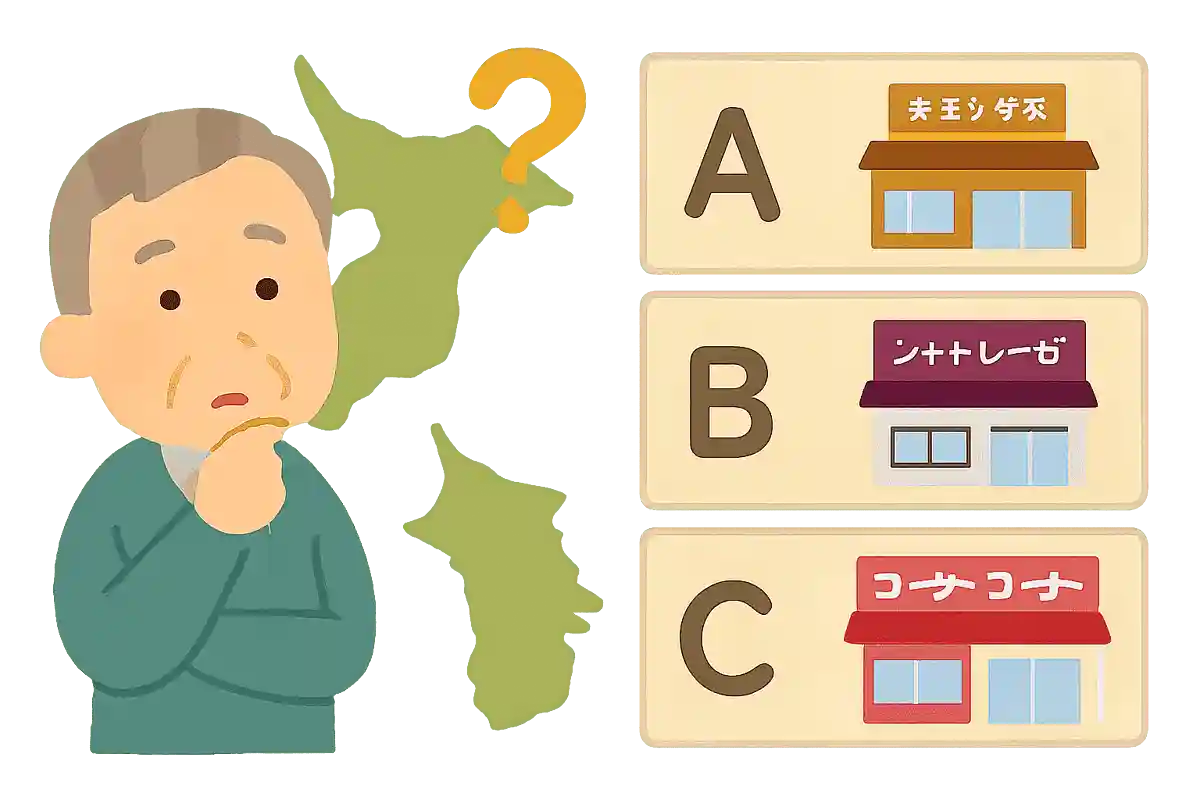 千葉県民には定番ですが、千葉県内にしかないお菓子屋さんとは次のうちどれでしょうか？