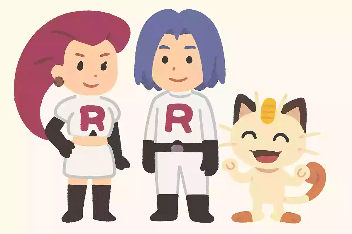ムサシとコジロウと一緒にいるしゃべれるポケモンはなんでしょう？