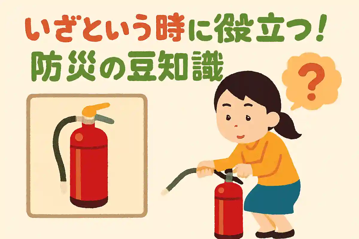 消火器を使う際に初めにすることはなんでしょう？