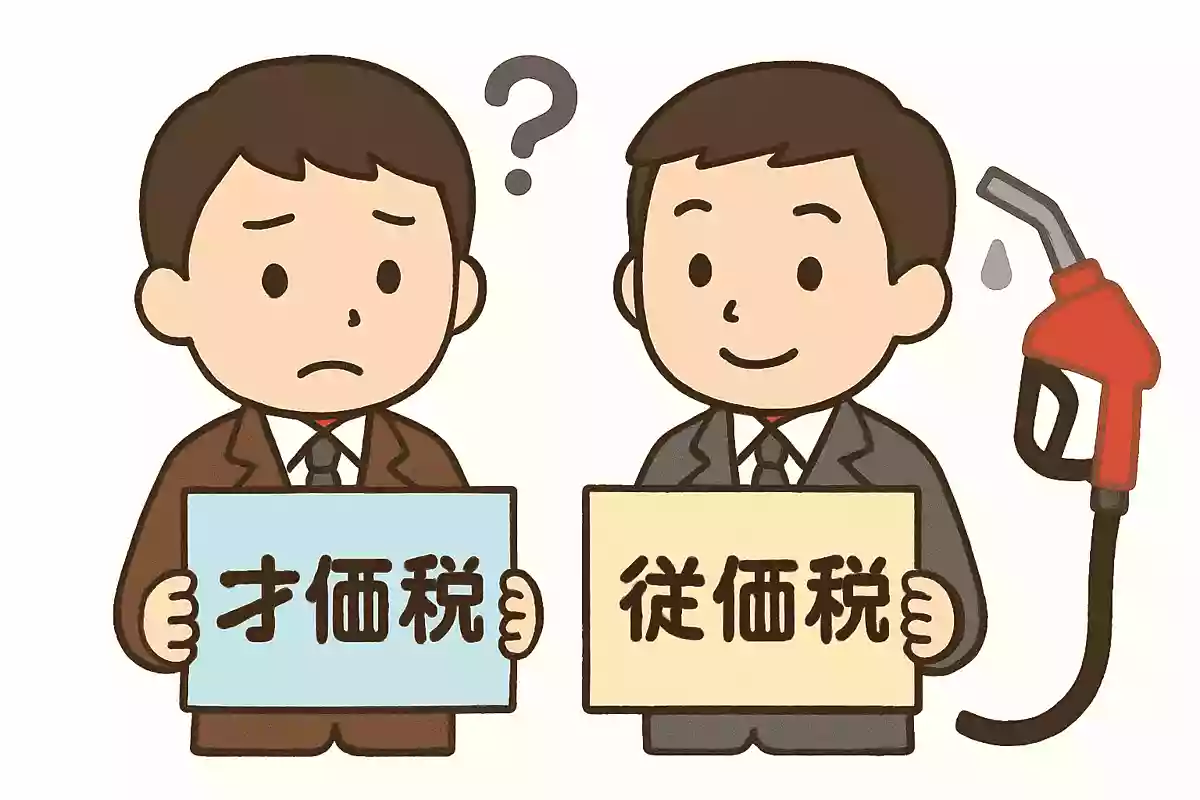 税制上「才価税」と「従価税」の違いに関連するのはどれでしょうかNEW!
