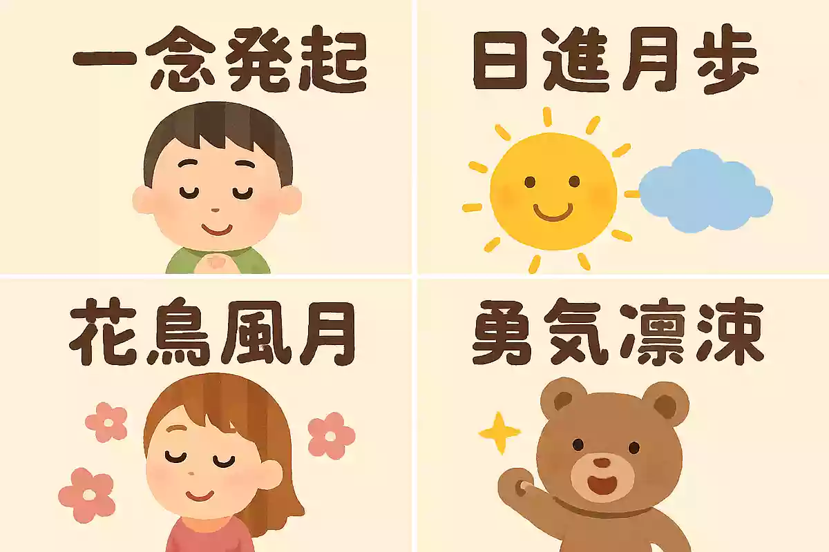 心に響く四字熟語で前向きになれる！一般的だけど深い意味を持つ言葉たち