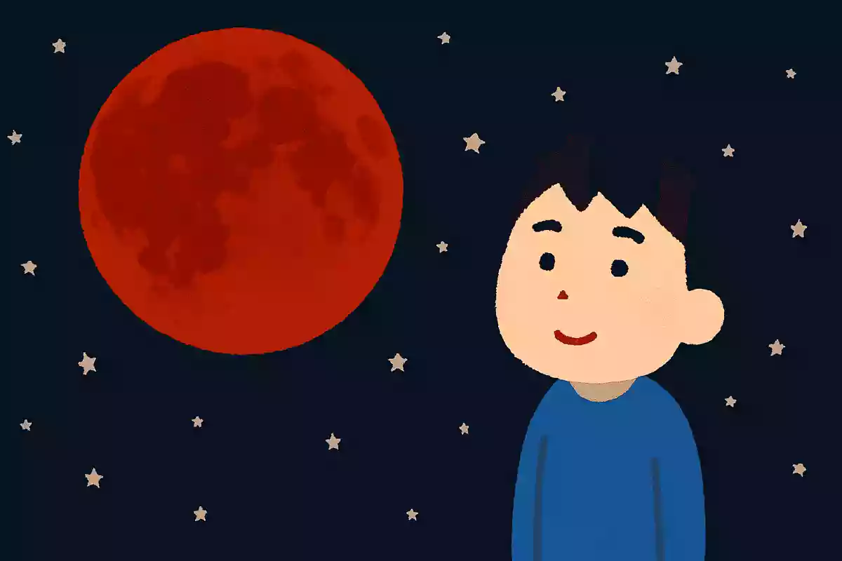 月が地球に最も近づいたタイミングで皆既月食が起こると、月が特に大きく赤く見えます。これを何と呼ぶでしょうかNEW!