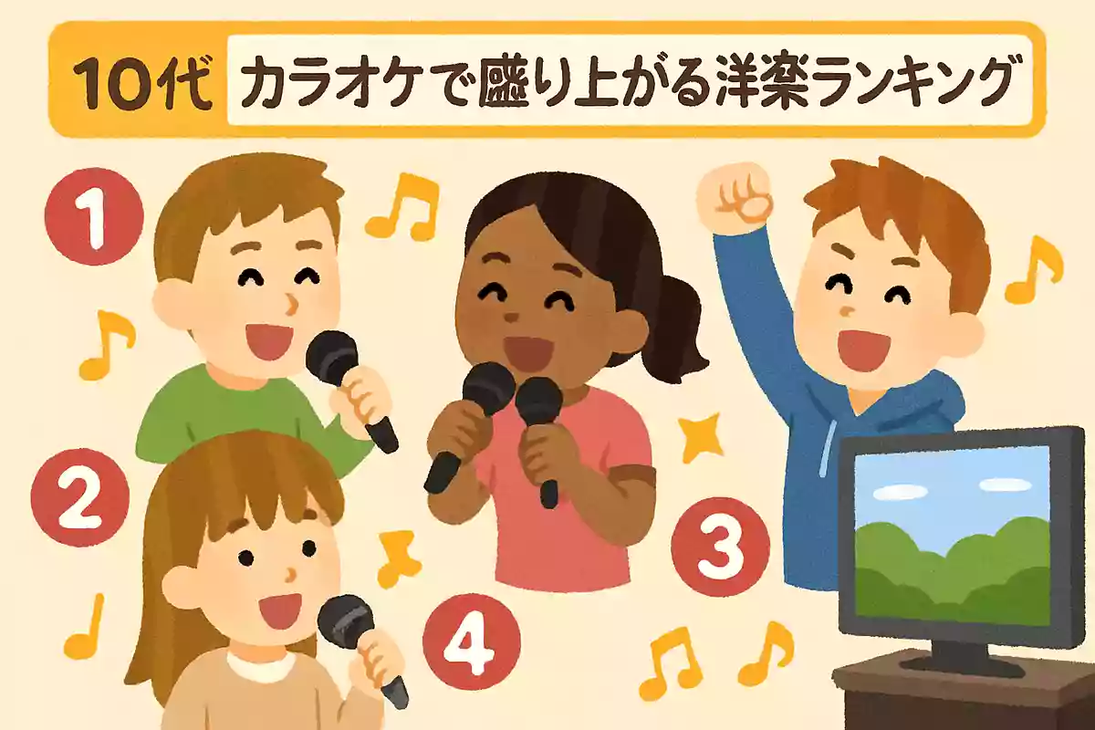 【10代】カラオケで盛り上がる洋楽ランキング【2025】