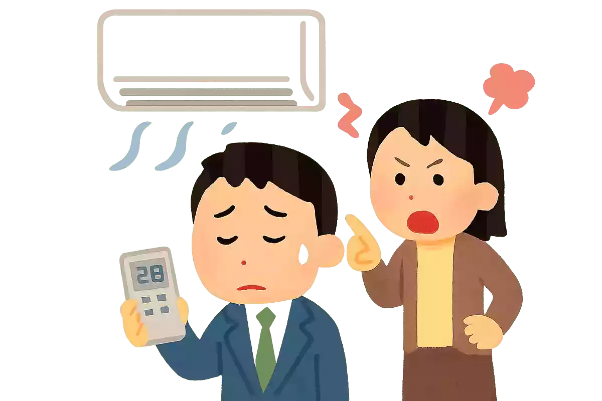 エアコンの使用や温度の設定など、空調や環境に関する嫌がらせを何と言うでしょうか?NEW!