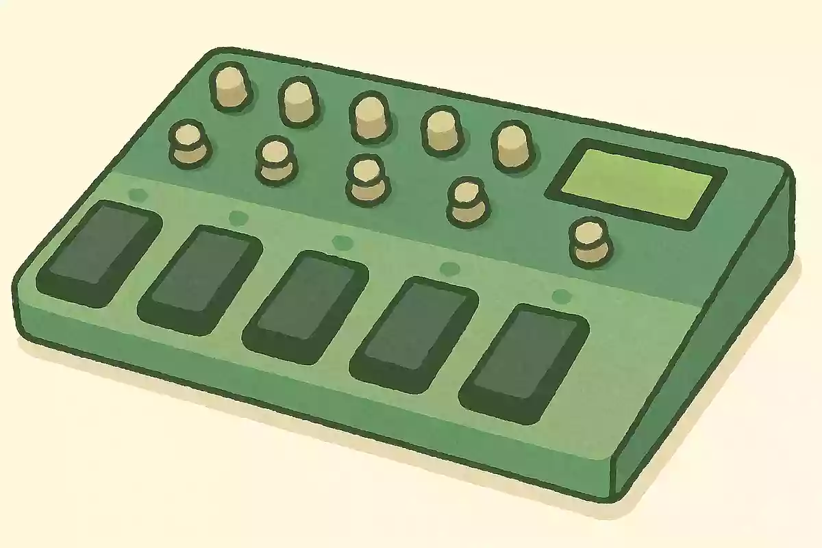 BOSS FC-50をKEMPER仕様に再塗装とプチ改造した