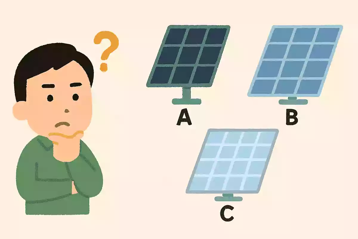 エネルギー効率は他のものよりも低下するが、製造コストが低めの太陽光パネルは次のうちどれでしょうか?NEW!