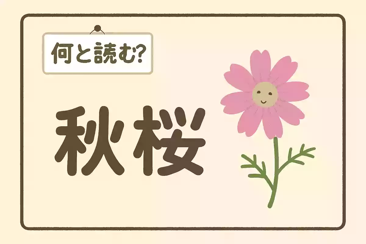 「秋桜」は何と読む？NEW!