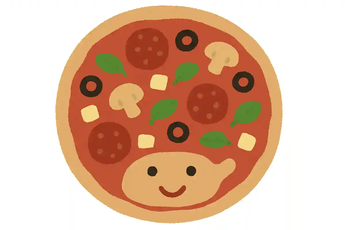 イタリアで生まれた、丸い、いろんなトッピングがある、これは何?NEW!