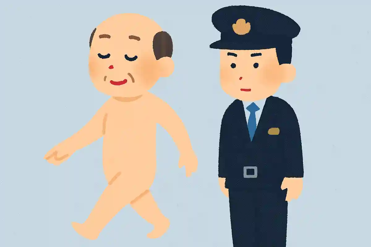 警察官の前を全裸の男が歩いています。しかし、逮捕はされません。どうしてでしょうか?NEW!