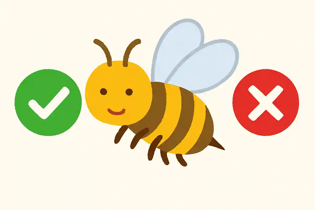 ハチは刺すときだけ針を使う、○か×か?NEW!