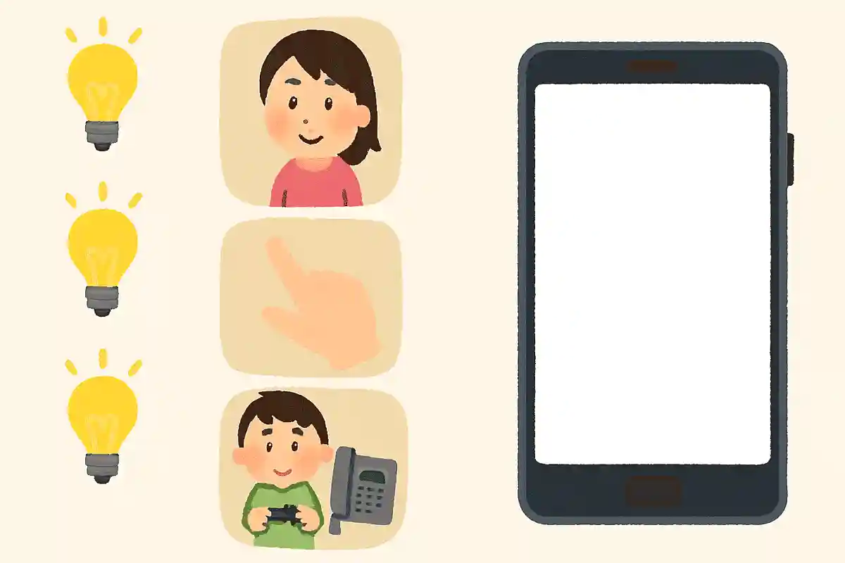 生活必需品、手でタッチする、電話もゲームもできる、これは何?NEW!