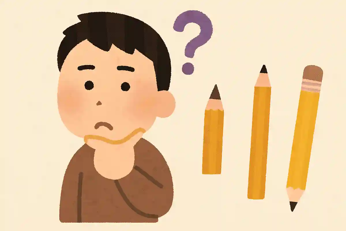 使うと小さくなる、いろいろな硬さがある、黒鉛が入っている、これは何?NEW!