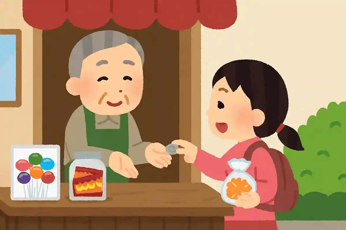 500円を持ったBちゃんは駄菓子屋で300円のおやつを買いました。おつりはいくら?NEW!