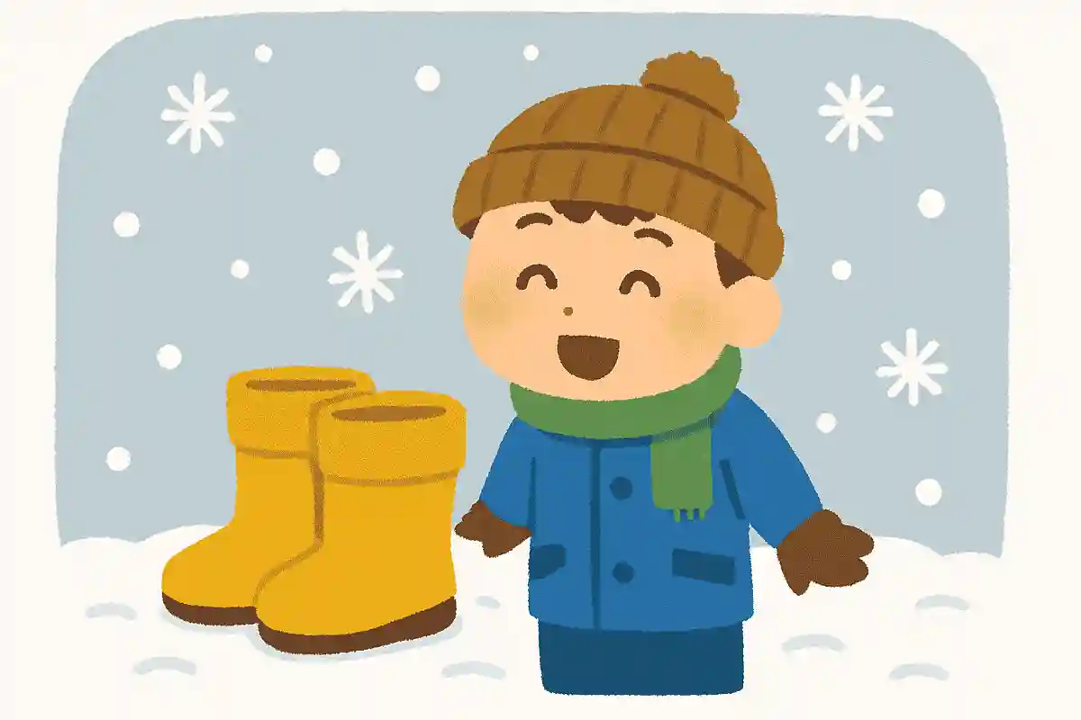 雪の日にはくクツはなんでしょうNEW!