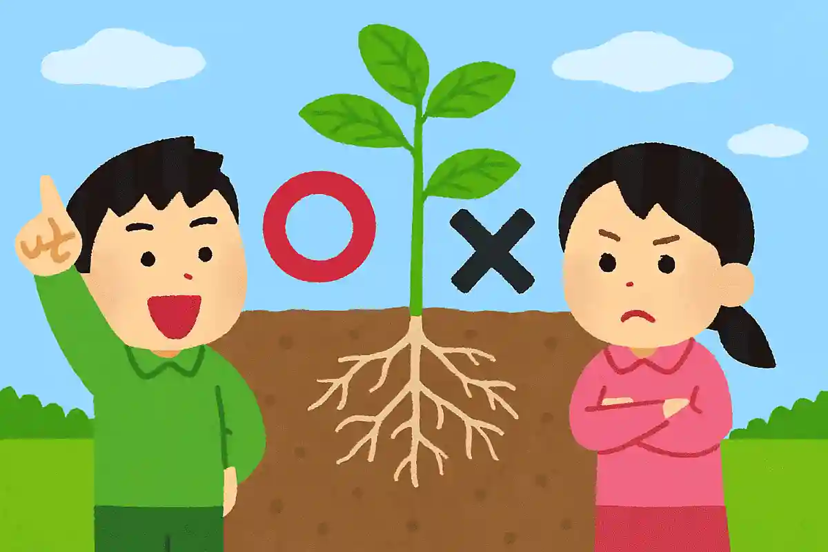 根っこは土の中にしか伸びない、○か×か?NEW!