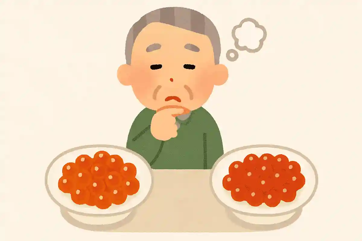 本物のイクラと人工のイクラ。その簡単な見分け方は次のうちどれでしょうか？NEW!