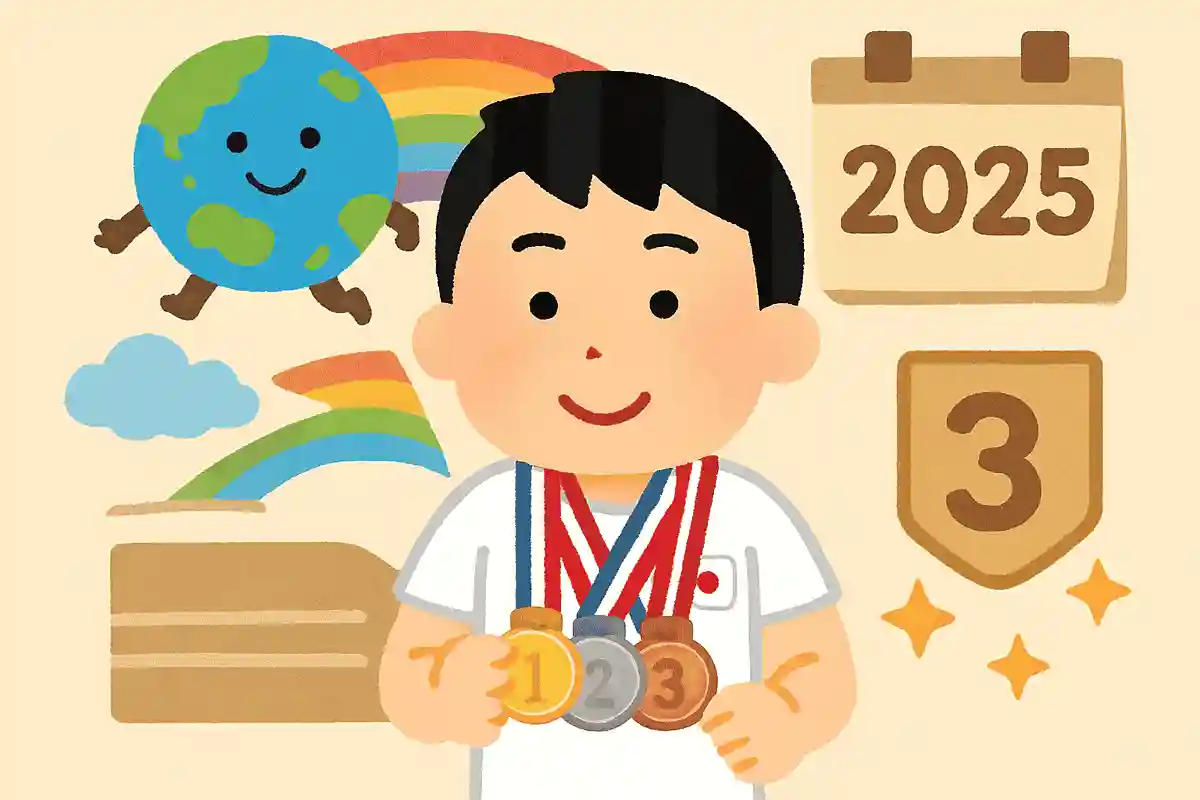 2025年の世界陸上において、日本が獲得したメダルは何個？