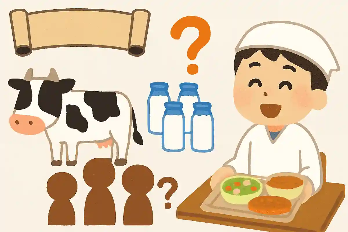 牛1頭当たりが出す牛乳の量は約何人分？