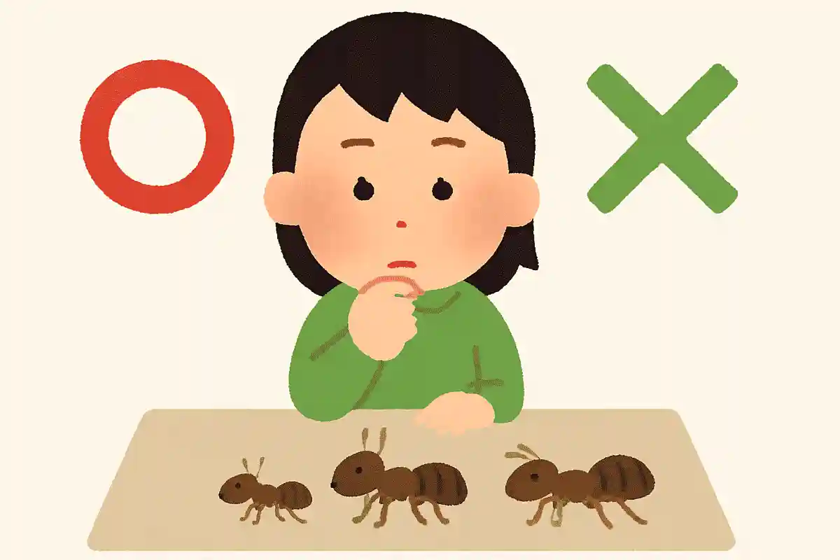 アリはみんな同じ大きさの体をしている、○か×か?NEW!