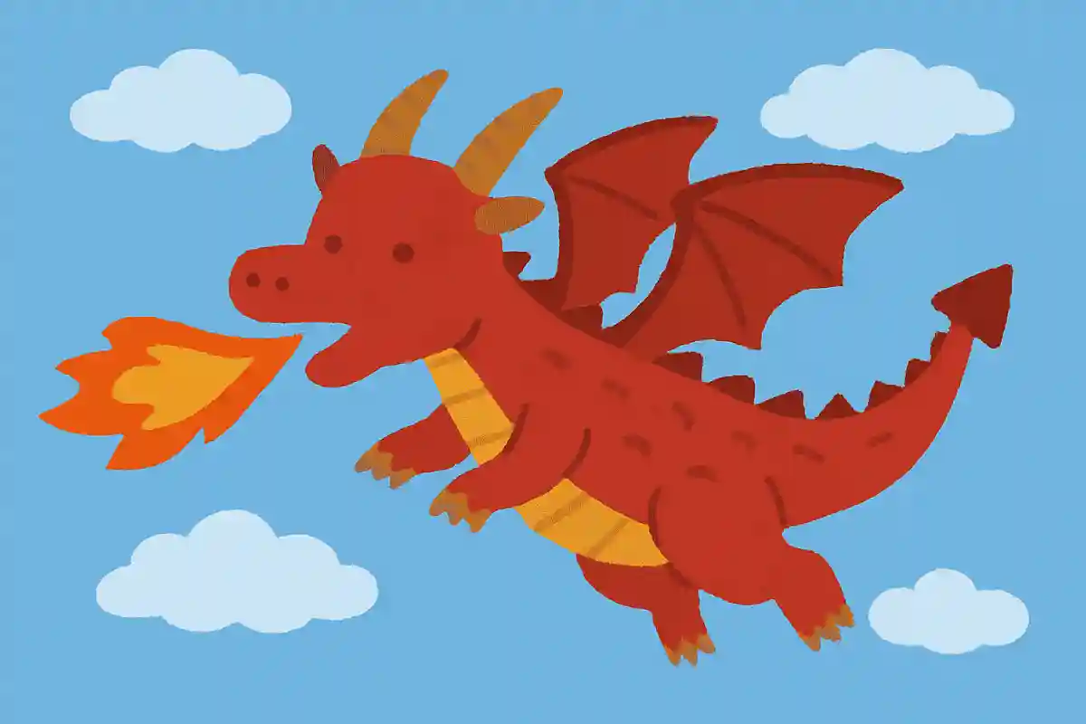 ツノが生えている、空を飛ぶ、火を吹く、これは何?NEW!