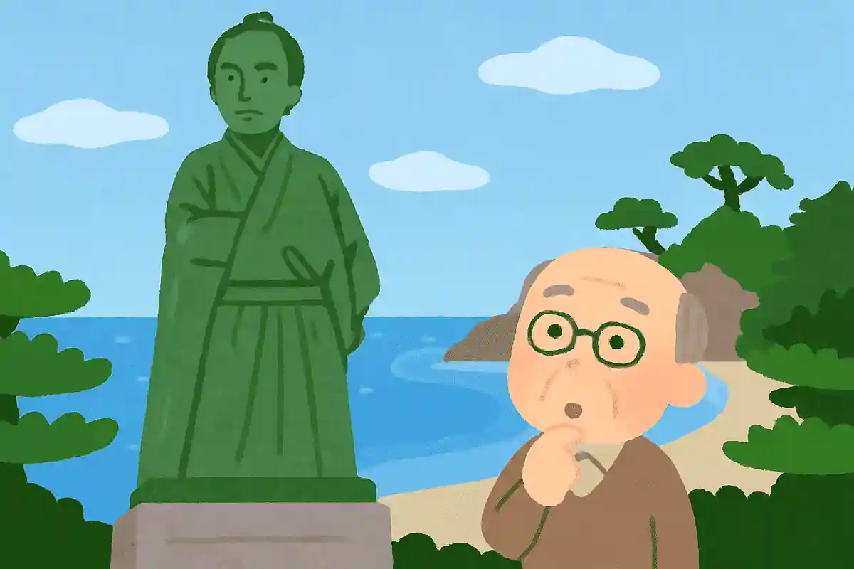 高知県の観光名所である桂浜には、幕末に活躍した有名な歴史的人物の銅像が建てられています。その人物とは誰でしょうか？NEW!