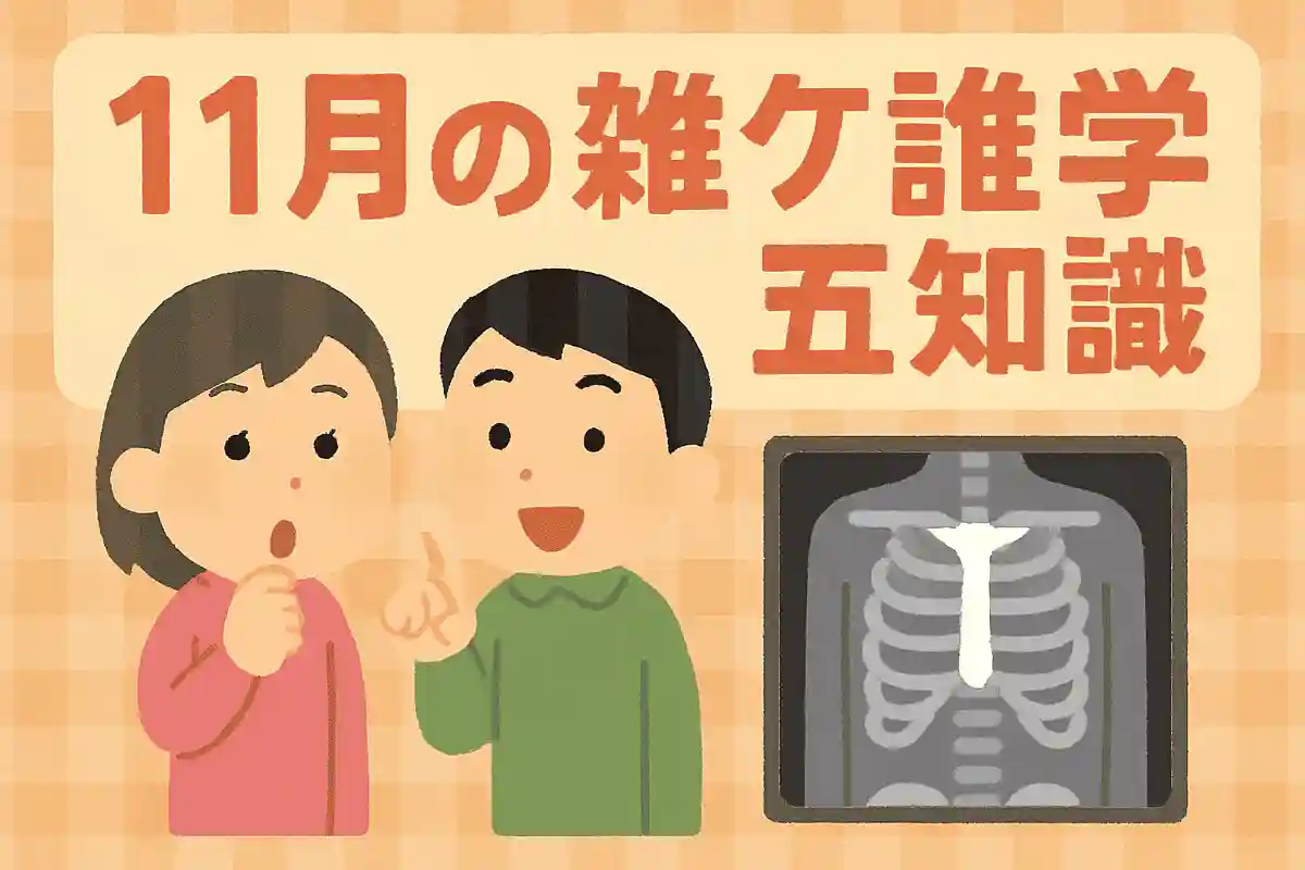 1895年11月8日に「X線」が発見されたNEW!