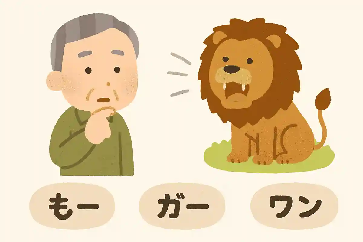 ライオンの鳴き声は次のうちどれでしょうか?NEW!