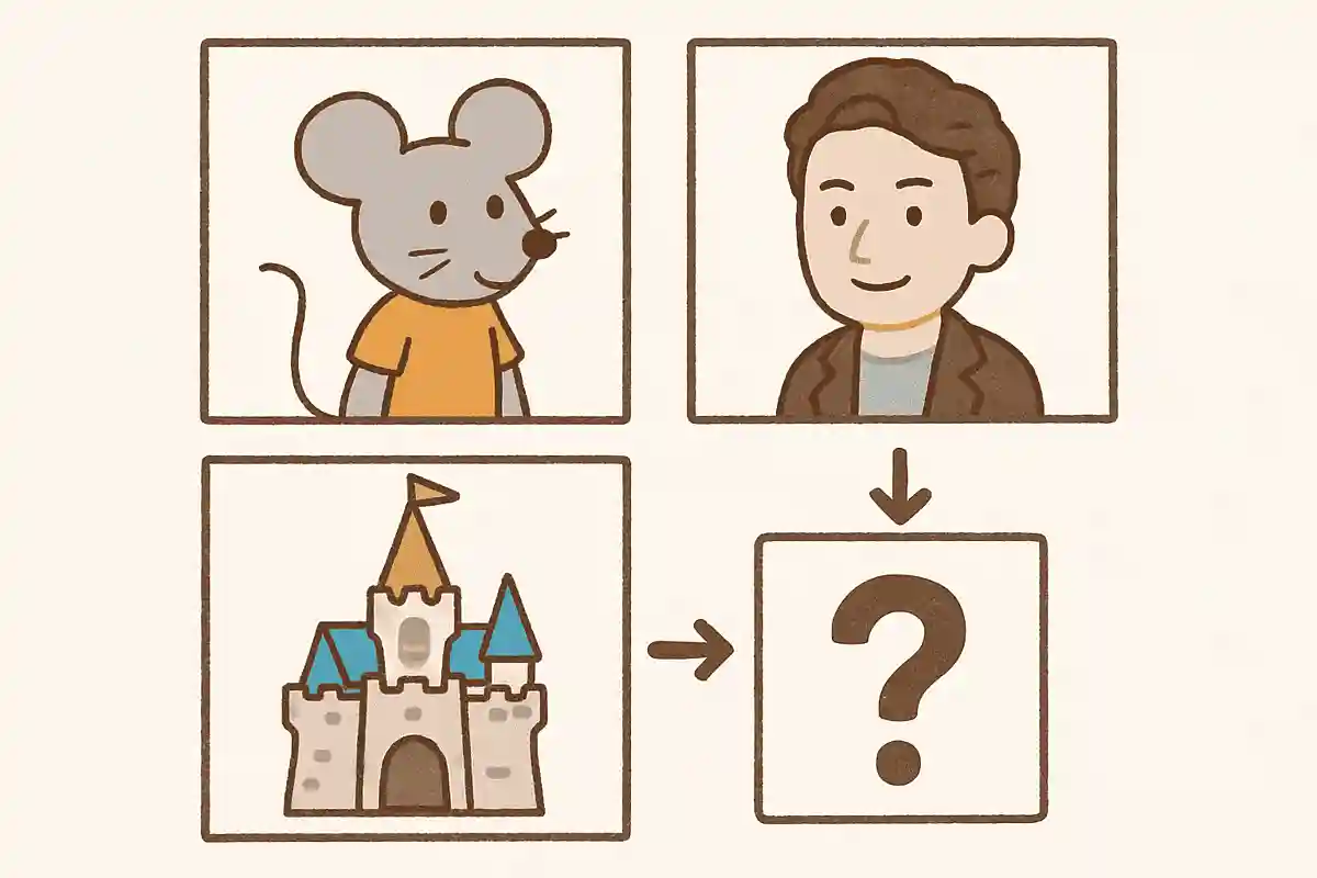 ネズミがモチーフ、俳優、ディズニーランドにいる、これは何?NEW!