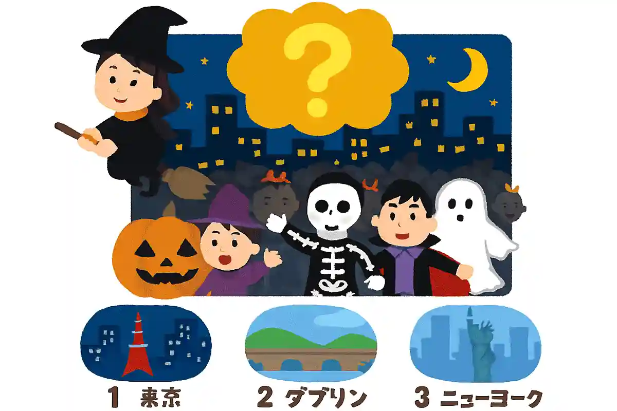 世界最大のハロウィンパレードを開催しているのはどこ？