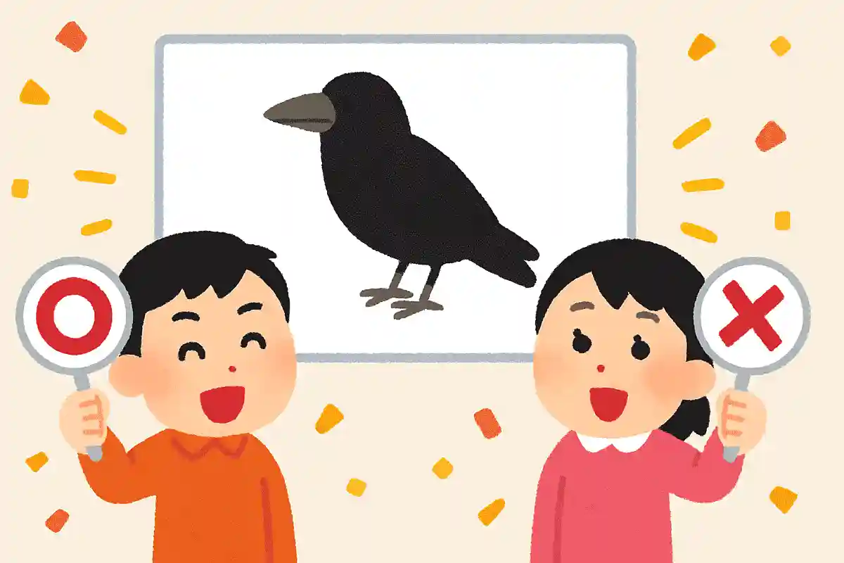 カラスはとても賢い鳥である、○か×か?NEW!