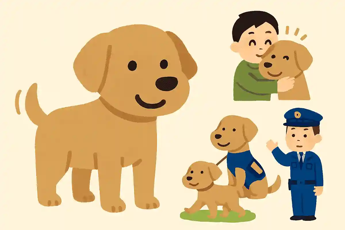 私は人間が大好きです。散歩が好きです。警察でも働いている仲間もいます。NEW!