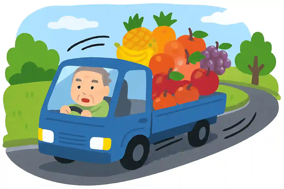 猛スピードで走るトラックの荷台にたくさんの果物が載っています。急カーブで何を落としたでしょうか?NEW!