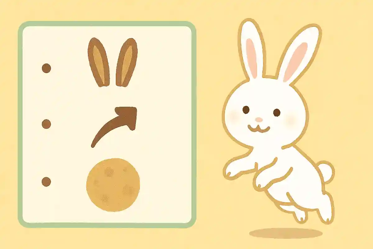 耳が長い、はねる、月にいるかも、これは何？NEW!
