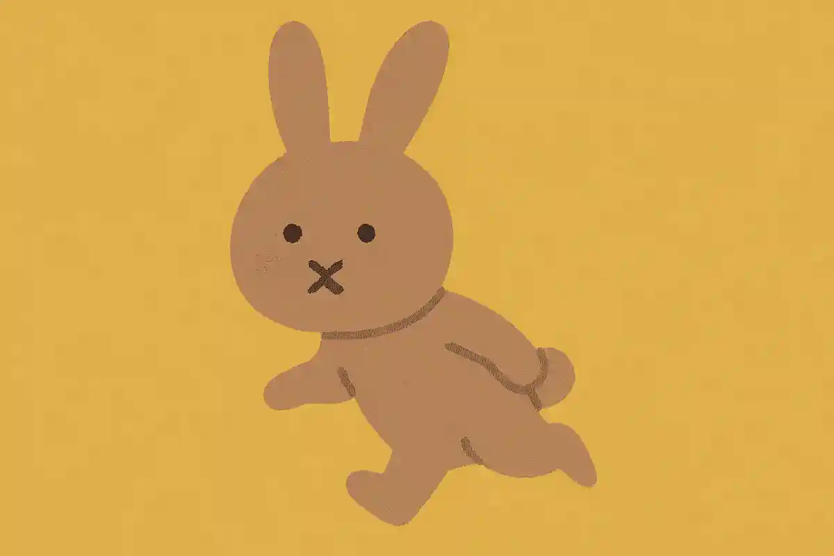 私はぴょんぴょん飛び跳ねます。耳が長いです。ミッフィーのモデルです。NEW!