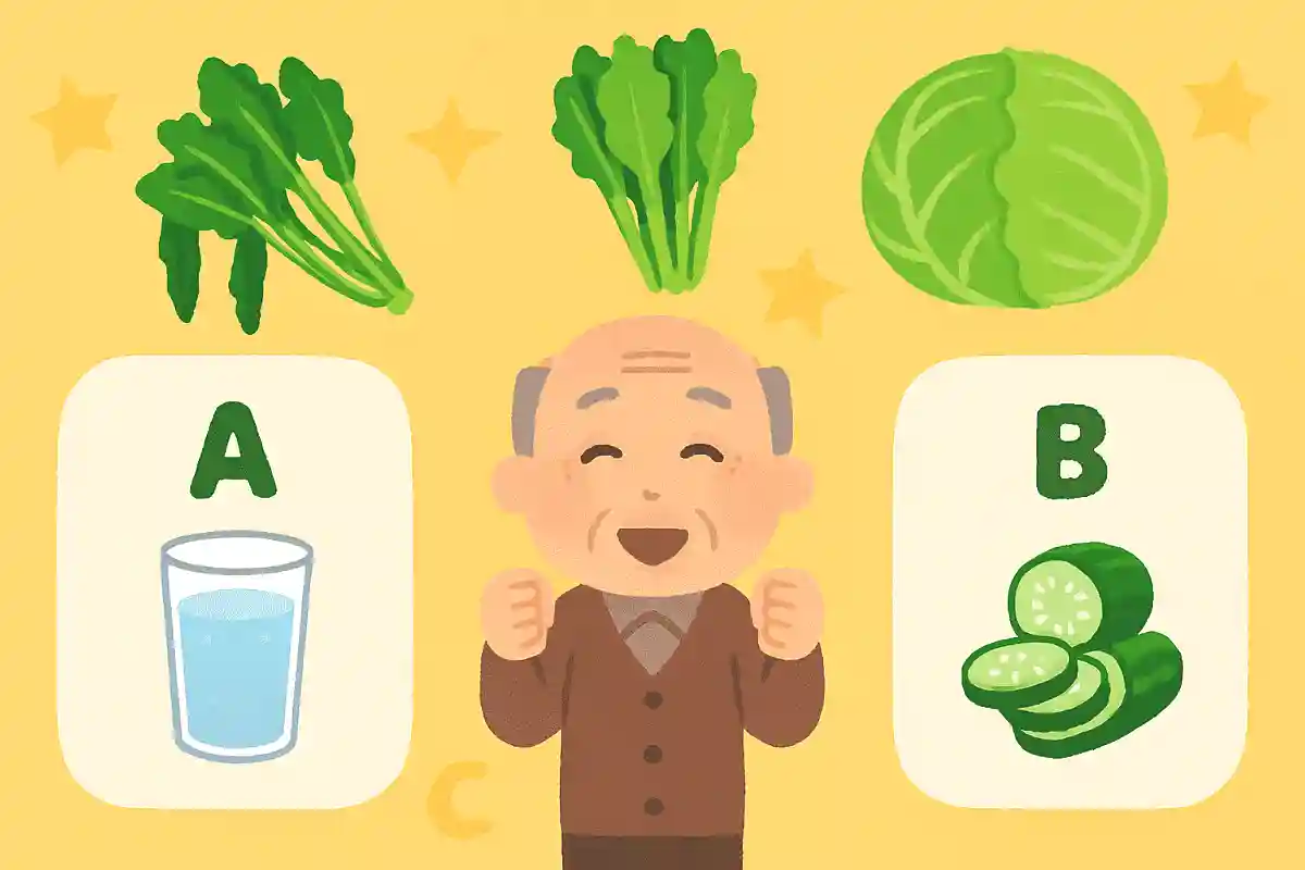 しおれた葉物野菜の食感を復活させるために効果的な方法は次のうちどれでしょうか?NEW!