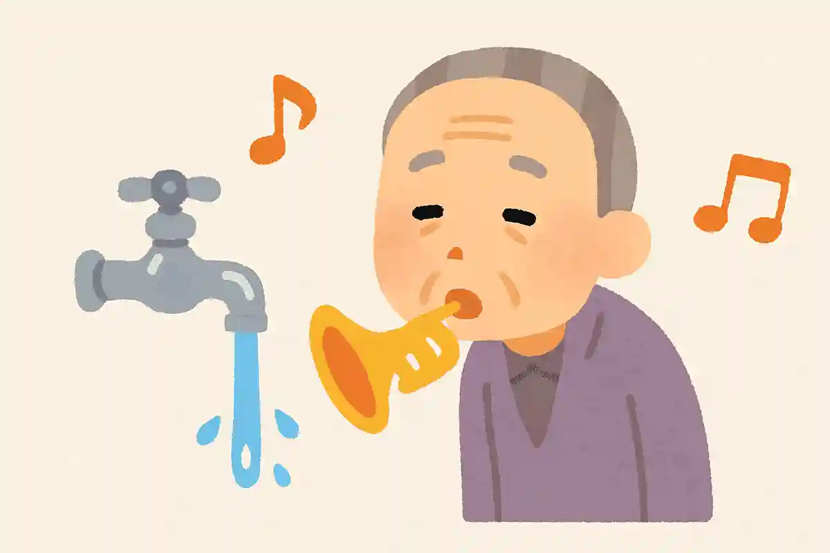 蛇口の水を飲もうとすると、水道管からある楽器の音が聞こえてきます。その楽器とは何でしょうか?NEW!