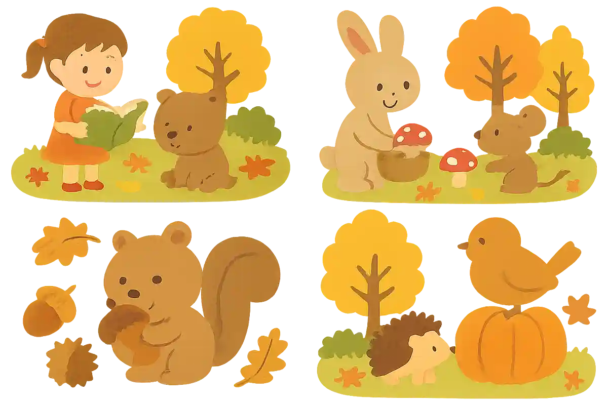 3歳児が楽しめる秋の絵本!読み聞かせも楽しめるオススメ作品集