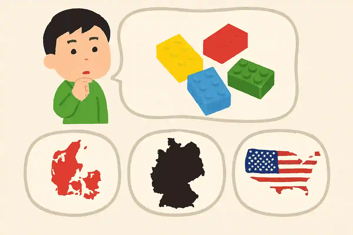 レゴブロックはどこで生まれたでしょう？NEW!