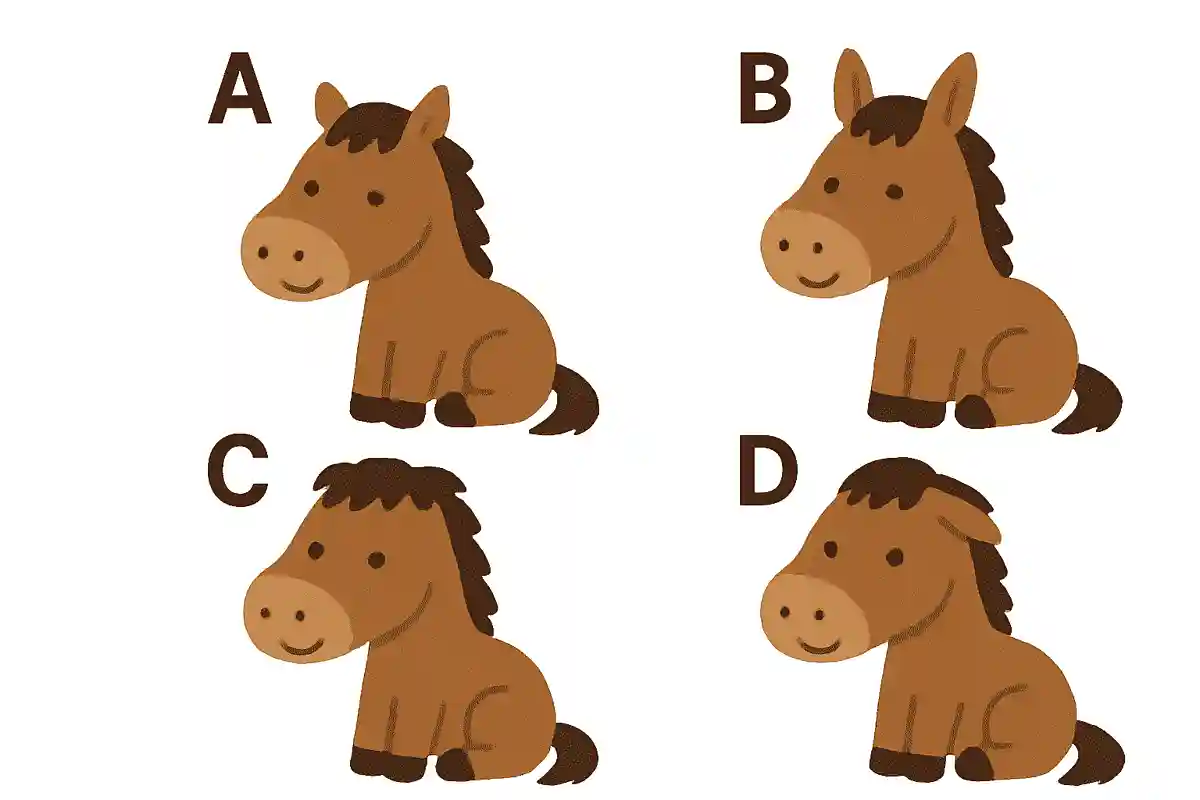 馬がリラックスしているときの耳の向きはどれでしょうNEW!