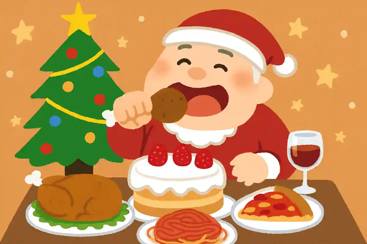 今夜ばかりはおなか回りを気にせず存分に食べて最高のクリスマスを過ごそう！