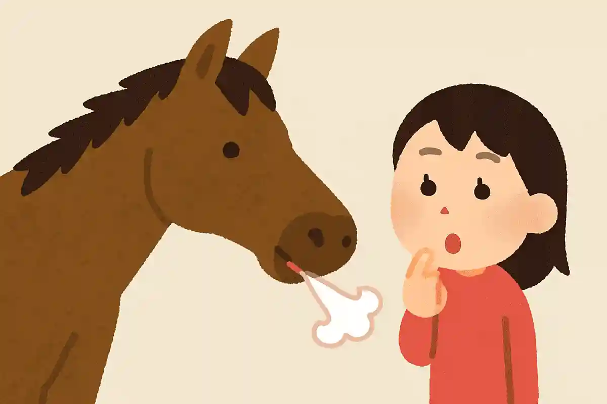 馬が「つばを吐く」ように見えるのはなぜ？NEW!