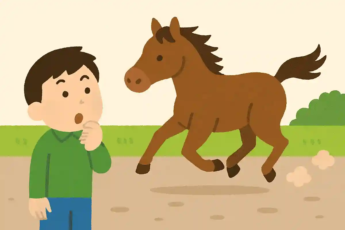 馬の「ギャロップ」という走り方はどんな脚の動きでしょう？NEW!
