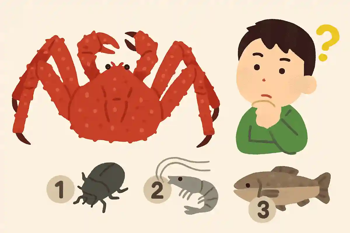 タラバガニは何の仲間でしょう？NEW!