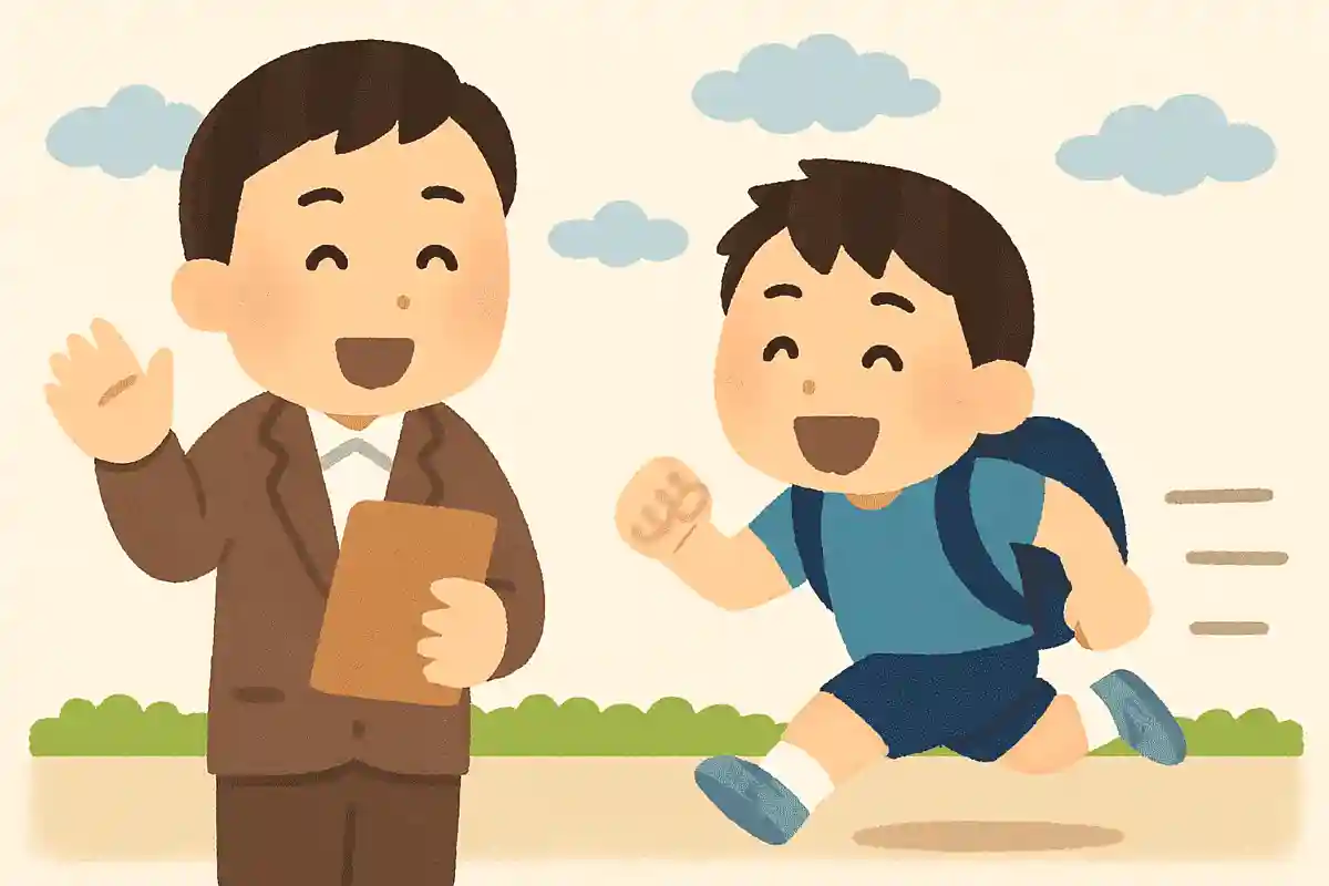 今年も休み時間の全力ダッシュを見守ります！NEW!