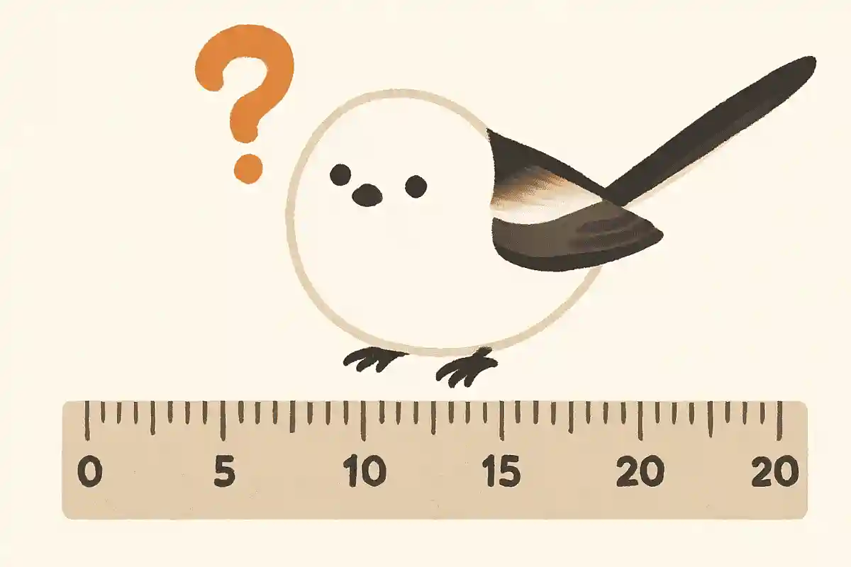 シマエナガの体長は、尾を含むと何センチメートルくらいでしょうか？NEW!