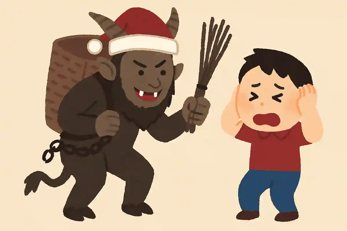 悪い子供のもとにやってくるサンタクロースは誰でしょう？