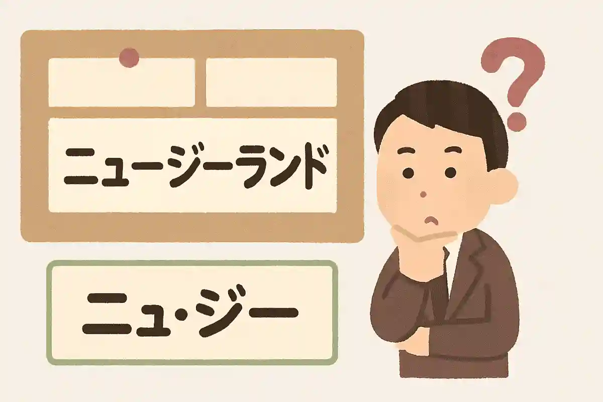 「ニュージーランド」はどこで区切る？NEW!