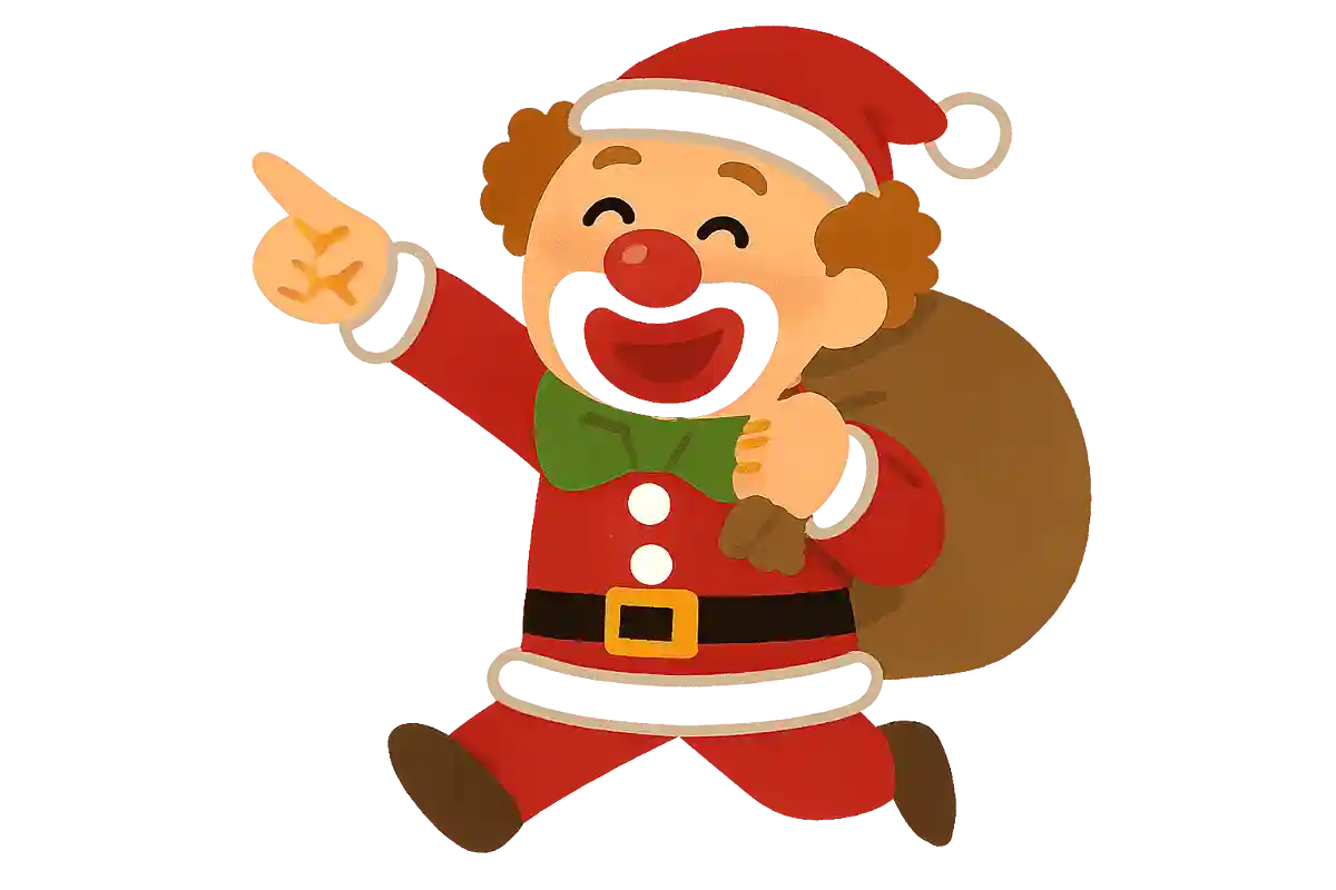 今年のサンタは忙しいらしいから、私が代わりに笑いを届けるよ！